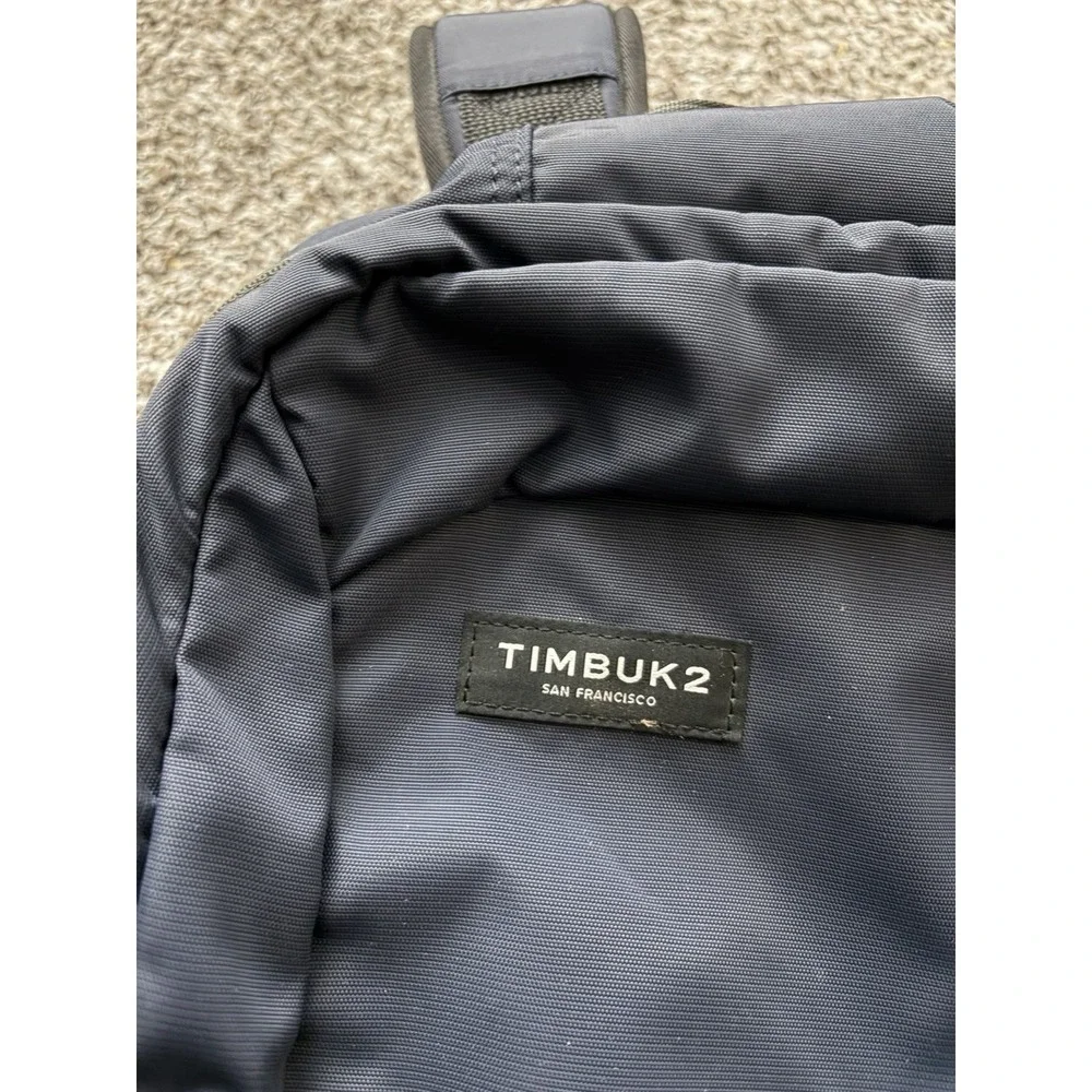 TimBuk2 Parkside Eco Nautical Blue Laptop Backpack w/Company Logo Dash‎ Jet